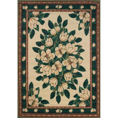 Rlm Distribution 1 ft. 10 in. x 3 ft. Manhattan Magnolia Accent Rug Cream HO3090150